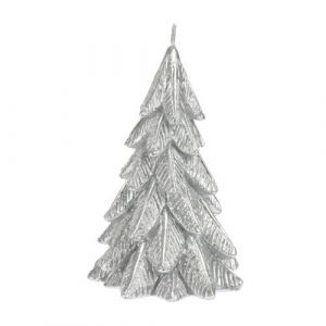 vianocna sviecka xmas tree strieborna 125 x 85 cm