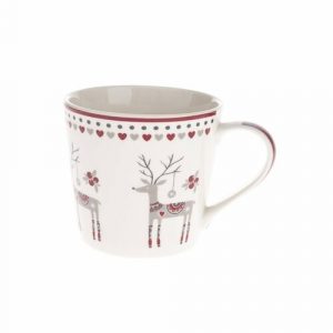 vianocny porcelanovy hrncek jelen 400 ml