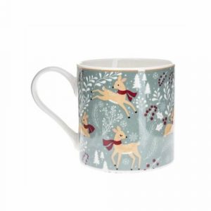 vianocny porcelanovy hrncek winter forest 400 ml