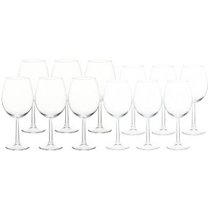 12 dielna sada poharov na vino 430 ml a 580 ml