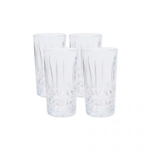 4 dielna sada poharov na long drink