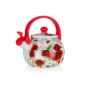 banquet cajnik smalt poppy 22 l
