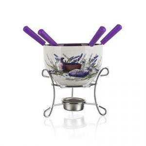 banquet lavender 6 dielny set na fondue