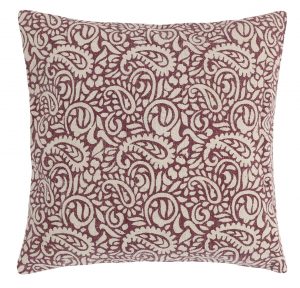 bellatex obliecka na vankusik paula kasmir bordo 45 x 45 cm