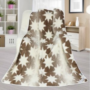 bellatex vlnena deka europske merino duo hviezdicka 155 x 200 cm