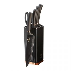 berlingerhaus sada nozov v stojane 7 ks bh 2422 black rose collection