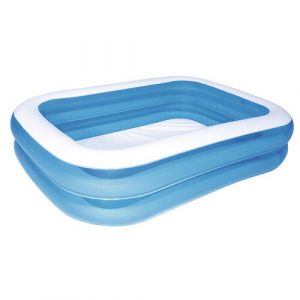 bestway modry stvorhranny rodinny bazen 201 x 150 x 51 cm