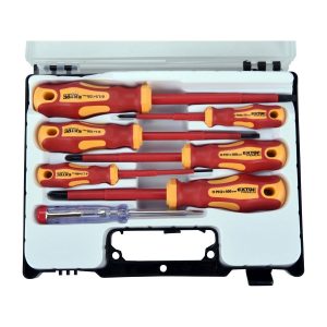 extol premium skrutkovace elektrikarske so skusackou sada 7ks crv 53087