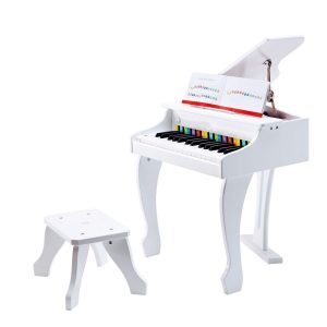 hape deluxe biele piano so stolickou 50 x 60 x 52 cm