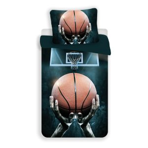 jerry fabrics bavlnene obliecky basketbal 140 x 200 cm 70 x 90 cm