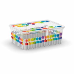 kis plastovy ulozny box c box colours arty s 11 l