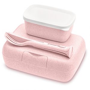 koziol desiatovy box s priborom candy ready ruzova