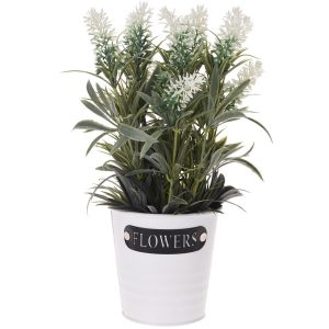 levandula v kvetinaci biela 28 cm