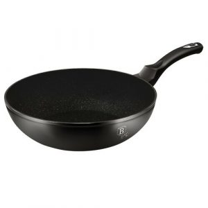 panvica wok s mramorovym povrchom 28 cm black silver collection