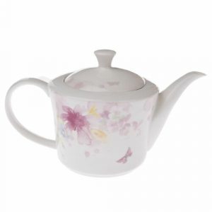 porcelanova kanvicka na caj flower 127 l