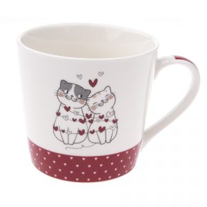 porcelanovy hrncek love cats 400 ml