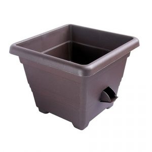 samozavlazovaci kvetinac bergamot cokolada plastia 50 x 50 cm