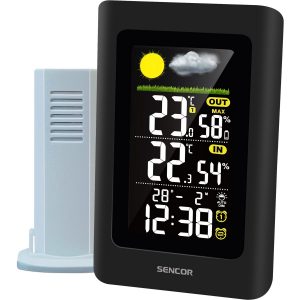 sencor sws 4270 meteostanica s bezdrotovym snimacom cierna