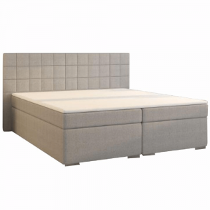 boxspringova postel 180x200 siva napoli komfort