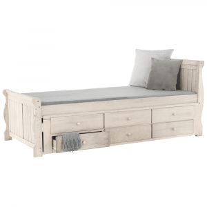 postel s pristelkou anticka biela 90x200 antiko