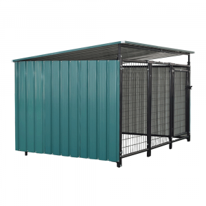 voliera pre psa 1915x125x100 cm tmavozelena dogny typ 5