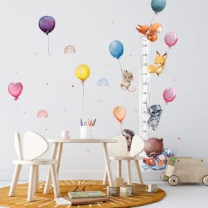 meter na stenu pre deti lietajuce zvieratka a balony