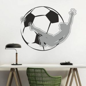 nalepka na stenu futbal
