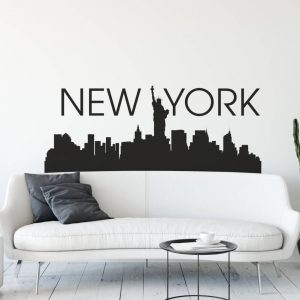 nalepka na stenu new york city