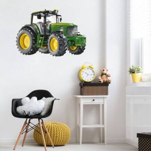 nalepka na stenu traktor