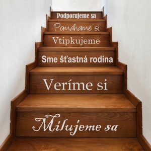 nalepky na schody