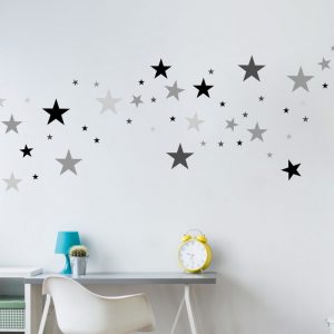 nalepky na stenu 100 hviezd