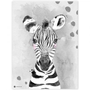 obraz do detskej izby farebny so zebrou
