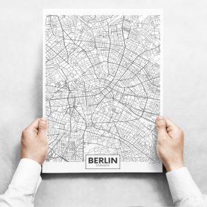 obrazy na stenu map of berlin