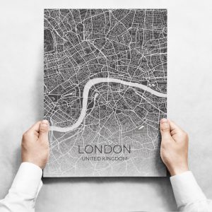 obrazy na stenu map of london