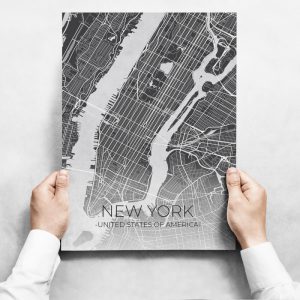 obrazy na stenu map of new york