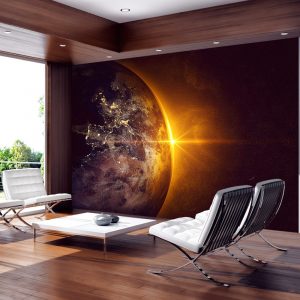 fototapeta zlaty odlesk zeme golden earth