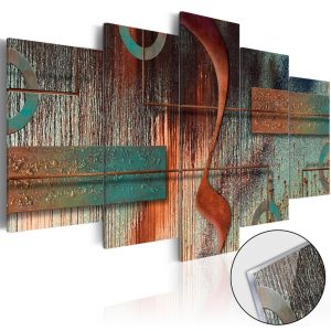 obraz abstraktna hudba na akrylatovom skle abstract melody 100x50