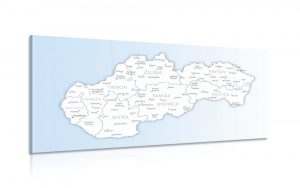 obraz mapa slovenska