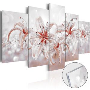 obraz rozkvet kvetov na akrylatovom skle flowery saga 100x50