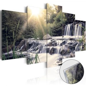 obraz vodopad snov na akrylatovom skle waterfall of dreams 200x100