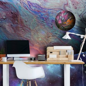 samolepiaca tapeta magicka obezna draha in orbit