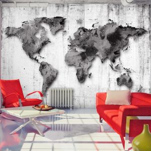 samolepiaca tapeta mapa v sedom prevedeni world in shades of gray