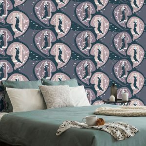 tapeta povab zeny v tmavom prevedeni 75x1000