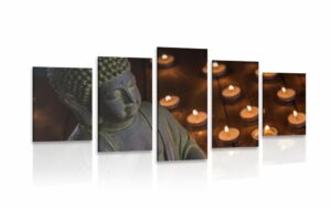 5 dielny obraz budha plny harmonie