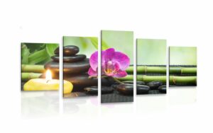 5 dielny obraz feng shui zatisie