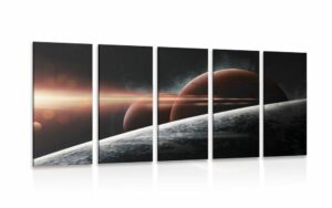 5 dielny obraz planety v galaxii
