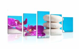 5 dielny obraz wellness zatisie