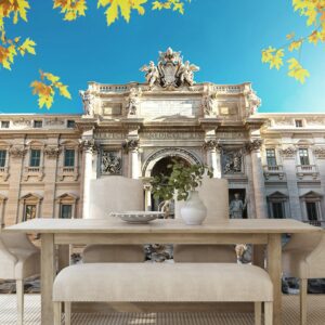 fototapeta fontana di trevi v rime