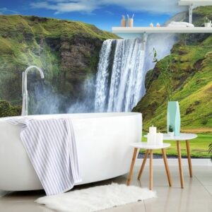fototapeta ikonicky vodopad na islande