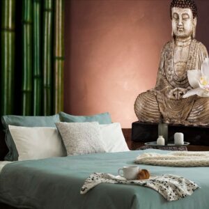 fototapeta meditujuci budha